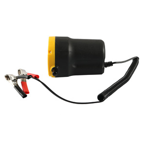 Electric Oil Pump 12V 24V <b>Mini</b> Diesel Fuel Transfer Pump For Car Maintenance With Hose And <b>Clamps</b> - Product Image 3