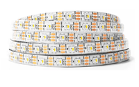 Bande LED flexible RGBW sur mesure 12V 24V en PVC, haute fidélité 4-en-1 SMD, pour éclairage architectural encastré et accents de meubles fins