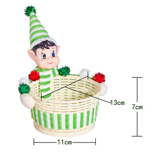 Cesta de Dulces Navideños al por Mayor, Caja de Regalo para el Hogar, Uso Diario, Almacenamiento para Niños - Product Image 5