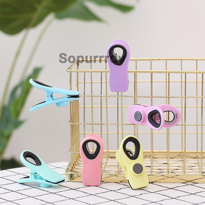 Clips Magnéticos para Sellado de Alimentos para Refrigerador con Logotipo Personalizado, Clips Creativos para Sellado de Bolsas de Refrigerios a Prueba de Humedad para Cocina - Product Image 6