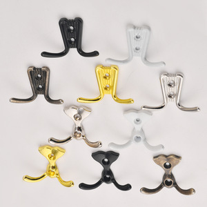 Jingmao Wall <b>Mounted</b> Coat Hooks Zinc Alloy Rectangle Durable Modern Style Various Colors - Product Image 1