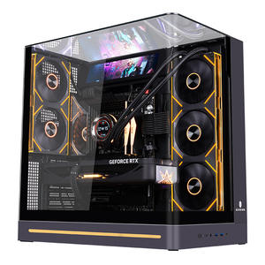 Boîtier d'ordinateur Wenjie <span class=keywords><strong>Plus</strong></span> Standard Edition, vue sur la mer, boîtier de jeu panoramique latéral transparent, refroidissement par eau, pour eSports - Product Image 1