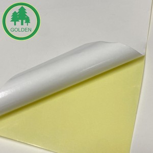 Self Adhesive <b>Paper</b> Single Sided Acrylic Adhesive Removable Label Use Glassine Backing - Product Image 2
