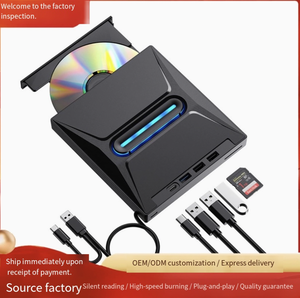 <span class=keywords><strong>Lecteur</strong></span>/<span class=keywords><strong>graveur</strong></span> de <span class=keywords><strong>CD</strong></span>/DVD portable <span class=keywords><strong>externe</strong></span> USB Blu-ray pour ordinateur portable/de bureau, sauvegarde de données haute vitesse - Product Image 2