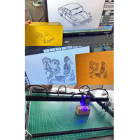 Machine de gravure CNC DIY 6565, gravure laser 15W/30W/40W pour le bois et l'acier inoxydable