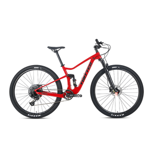 Twitter Karbon Fiber Tam Süspansiyonlu MTB Bisiklet Kadrosu Hidrolik Disk Frenler 12 Vitesli Geçmeli Aks 12*148mm 27.5/29 Tekerlek Boyutları - Product Image 1