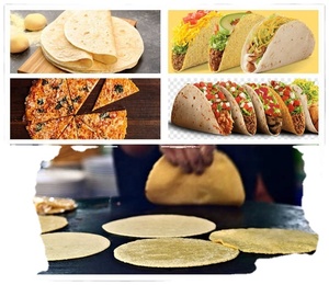 Industrial Automatic Flour Corn Mexican Tortilla <b>Machine</b> Taco <b>Roti</b> <b>Maker</b> Press Bread Grain Product Tortilla Making <b>Machine</b> - Product Image 3