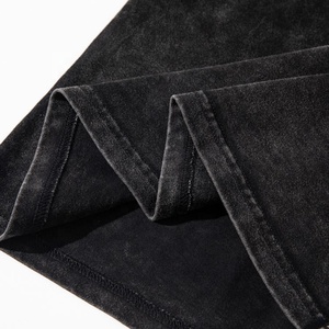 เสื้อยืดผ้าฝ้ายลายกรดลายกราฟฟิกโอเวอร์ไซซ์เปล่าขนาดใหญ่พิมพ์โลโก้ได้ตามต้องการ - Product Image 4