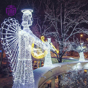 Grande décoration lumineuse extérieure 3D personnalisée, imperméable, fantaisie, pour Noël et les fêtes - Product Image 2