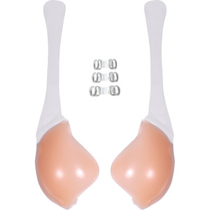 Adesivo invisibile Push Up lifting <span class=keywords><strong>con</strong></span> <span class=keywords><strong>ferretto</strong></span> <span class=keywords><strong>in</strong></span> <span class=keywords><strong>Silicone</strong></span> senza spalline <span class=keywords><strong>reggiseno</strong></span> Sexy da donna Sexy Bikini <span class=keywords><strong>in</strong></span> <span class=keywords><strong>Silicone</strong></span> per ragazza Sexy - Product Image 1