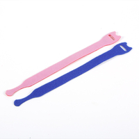 Attaches de câble micro crochet et boucle réutilisables en nylon multicolore personnalisées en usine
