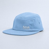 Casquette de course personnalisée OEM ODM à 5 panneaux en nylon avec logo en silicone, légère, séchage rapide, pour le sport et les activités de plein air
