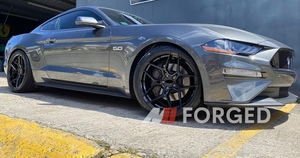 ล้ออัลลอย RFX11ปลอมแปลง5ล้อสีดำสีบรอนซ์ผ้าซาตินสำหรับ <span class=keywords><strong>Ford</strong></span> <span class=keywords><strong>Mustang</strong></span> GT350 <span class=keywords><strong>GT500</strong></span> S550กำหนดเอง - Product Image 6