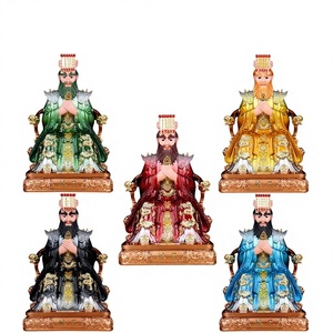 Estatuas de Buda del Rey Dragón de los Cuatro Mares, Adornos de Decoración para el Hogar, Rey Dragón del Mar del Sudeste y Noreste, Hecho a Mano - Product Image 1