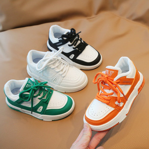 รองเท้าผ้าใบเด็กแฟชั่นลำลองสำหรับวิ่ง เทนนิส เดินไปโรงเรียน  รองเท้าผ้าใบดีไซน์เนอร์สำหรับเด็กชายและเด็กหญิง - Product Image 2