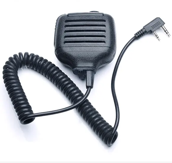 KMC-17 2-контактный Динамик ручной микрофон PTT микрофон с 3,5 мм аудио разъем для Baofeng UV-5R UV-82 TK-2160 TK-2170 иди и болтай Walkie Talkie