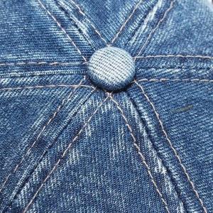 Custom Embroidery Summer Women <b>Men</b> <b>Sun</b> Fade Denim Trucker Dad <b>Hat</b> Soft Crown Curve Bill Baseball Sport Cap - Product Image 4