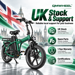 จักรยานไฟฟ้าพับได้ QMWHEEL F30 Pro UK Stock ขนาด 20 นิ้ว 250W 48V 45Ah ระยะทางไกล จักรยานไฟฟ้าส่งของ ขายส่ง - Product Image 2
