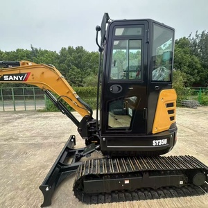 รถขุดตีนตะขาบขนาดเล็ก SY35U ความจุ 3.5 ตัน ขายดี มือสอง คุณภาพสูง ราคาถูก - Product Image 4