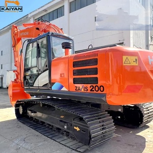 Excavatrice sur chenilles Hitachi ZX200 d'occasion, d'origine japonaise, fiable, machinerie de construction hydraulique - Product Image 1