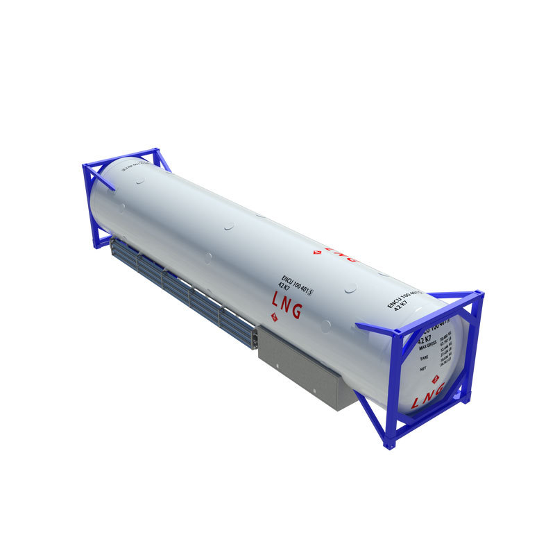 20ft ISO Tank Container Cryogenic Liquid Oxygen Nitrogen Argon LPG LNG LCO2 Ethylene ASME Standard UN T75