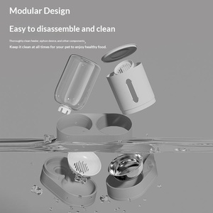 Distributeur automatique 2-en-1 pour animaux de compagnie, nouveau modèle OEM/ODM, distributeur de <span class=keywords><strong>nourriture</strong></span> pour chiens et chats, ensemble de gamelles pour animaux de compagnie, grande capacité avec distributeur d'eau - Product Image 3