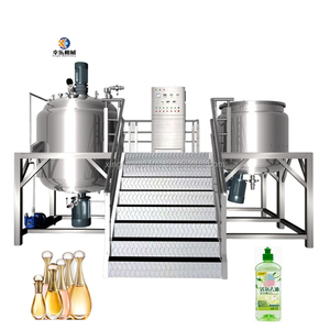 Tanque Mezclador de Acero Inoxidable con Calefacción, Homogeneizador y Emulsionador Grande para Pesticidas, Perfumes, Detergentes y Cosméticos Líquidos - Product Image 1