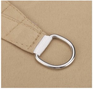 Richbit — pare-soleil en forme de Triangle cubain, Design anneau avec câble en acier renforcé de fil, voile d'ombrage solaire, - Product Image 6