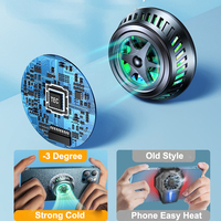 Mini ventilateur de refroidissement de téléphone portable de manette de jeu magnétique sans fil de 15 watts compatible avec les matériaux PC de silicium-métal de téléphone