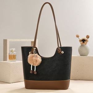 Bolso Tote An Ru Shi Color Café, Tamaño Mediano, Casual y Elegante, Bolso Bandolera para Uso Diario, Invierno 2025 - Product Image 4
