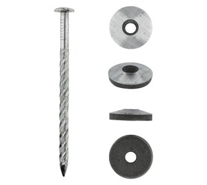 Paku Atap Payung 2.5 inci 3 inci 3.5 inci, Paku Atap Payung dengan Cincin, Paku Atap Seng dengan Washer, Pasar Bolivia Brasil Chili - Product Image 1