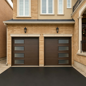 <span class=keywords><strong>Porte</strong></span> <span class=keywords><strong>de</strong></span> <span class=keywords><strong>garage</strong></span> <span class=keywords><strong>sectionnelle</strong></span> résidentielle, design moderne/postmoderne, construction en bois et acier isolée, garantie 5 ans, couleur personnalisée - Product Image 4