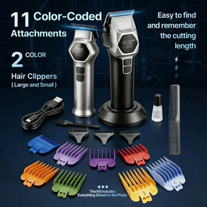 Cortadora de Pelo Profesional Inalámbrica para Salón, Afeitadora, Kit de Cuidado Personal para Hombres, Recortadora de Barba, Afeitadora Eléctrica para Cara y Bigote - Product Image 4
