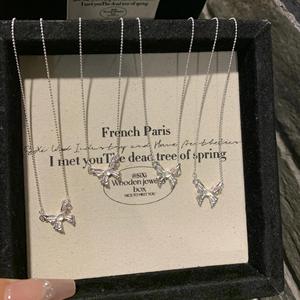 Moon Ring Bead S925 Full Body Pure Silver Smile Pearl <b>Necklace</b> Simple Luxury Exquisite <b>Small</b> High End Clavicle Fashion Pendant - Product Image 3