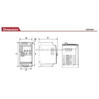 Oferta Especial ZONCN NZ100-11G/15P-4 Variador de Frecuencia (VFD) Trifásico Dual Económico de 11kW y 15kW para Motor Industrial de CA de Alto Rendimiento y Ahorro de Energía