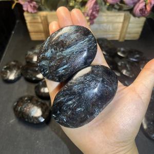 Wholesale Astrophyllite Healing Stones Natural Arfvedsonite Fireworks Stone Crystal Palm Stone for Gift