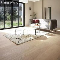 Lantai Kayu Rekayasa Multilayer Kayu Ek Putih Prancis Lebar 10 Inci dan Lantai Kayu Keras untuk Proyek Dekorasi Rumah