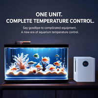 Refroidisseur et chauffe-eau pour aquarium 100-240V, contrôleur de température d'eau constante, silencieux 40dB, pour eau douce et eau salée