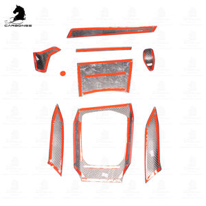 LHD Pour <span class=keywords><strong>BMW</strong></span> Série 3 G20 Dry Carbon Fiber Central Control Dashboard <span class=keywords><strong>Console</strong></span> Gear Shift Panel Interior Cover Trim 2019 +. - Product Image 6