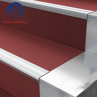 Bandes d'escalier antidérapantes en alliage d'aluminium Finition miroir 1.5mm Accessoires pour carreaux de céramique Décoration en porcelaine Salle de bain Appartement