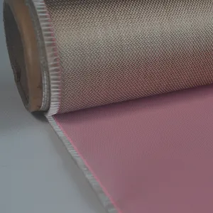 Pabrik kualitas terbaik bahan murah Twill Fiberglass komposit kain dilapisi silikon