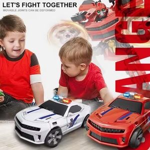 Nueva Aleación de plástico deformación figura de acción juguete <span class=keywords><strong>Robot</strong></span> modelo coche vehículo ornamento rango de edad 5 a 7 años para niños - Product Image 5