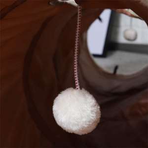 Zyzpet Inklapbare Pet Crinkle <span class=keywords><strong>Tunnel</strong></span> Puppy Kitty <span class=keywords><strong>Tunnel</strong></span> Met Bal Huisdier Spelen Tube <span class=keywords><strong>Tunnel</strong></span> Speelgoed Voor Konijnen Kittens - Product Image 4