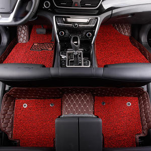 Tapis de sol de voiture en cuir bicolore de haute qualité pour Ford, <span class=keywords><strong>Tesla</strong></span>, Audi, Jaguar, Mercedes EQE, Highlander, Benz - Product Image 6