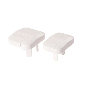 Socket Protective Cover Child Safety Plug Protection 6Pcs White Gray Plastic Household Electrical Safety - Product Image 5