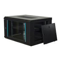 Armoire de serveur réseau murale en acier de 19 pouces 6U