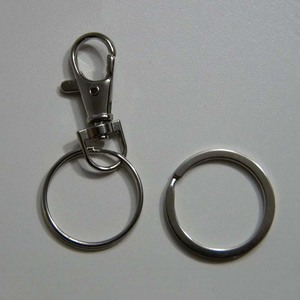 Clip para llavero, anillos redondos para llavero, Clip redondo para mosquetón para llaves, hebilla, bolsos, monederos, ganchos para llavero, anillo artesanal de repuesto Diy - Product Image 6