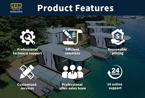 Luxuriöses Fertighaus Neues Design Smart Villa Erweiterbares Luxus-Villenmodell für Resort oder Küchenzwecke - Product Image 5