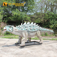 MYDINO CAN001 Dinosaure robot grandeur nature pour aire de jeux extérieure, Ankylosaurus, à vendre
