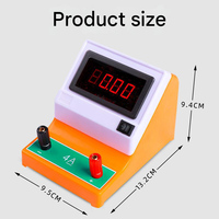 Physical Electromagnetism Teaching Equipment Experiments Aid Digital Low Voltage Ammeter Digital Voltmeter